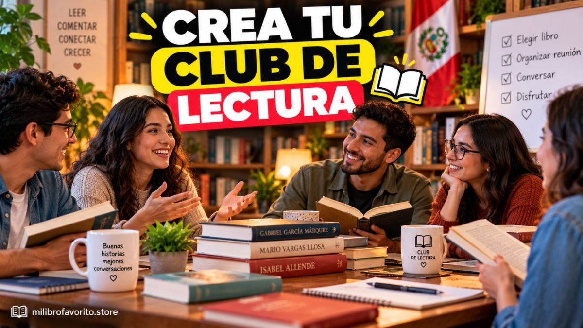 Cómo crear un club de lectura en Perú desde cero: guía gratis y primera reunión