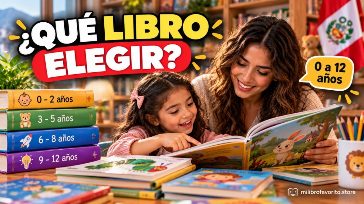 Cómo elegir libros para niños de 0 a 12 años: guía práctica para familias en Perú