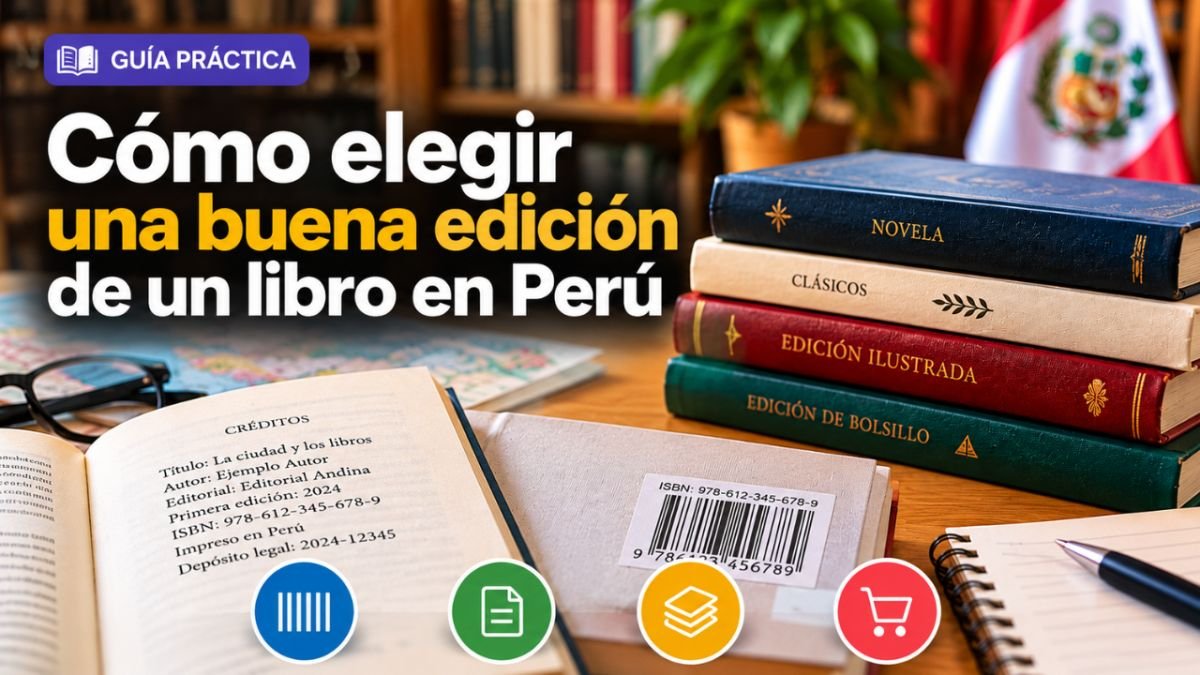 Cómo elegir una buena edición de un libro en Perú: ISBN, papel y encuadernación